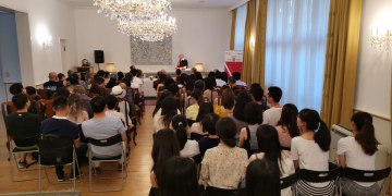 Lesung mit Wang Jiaxin in der Botschaft Peking, 14. Juni 2019