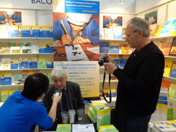 Interview mit Radio Peking auf der Leipziger Buchmesse 2015