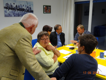 Elmar Wild, Christine Klinglmair, Gerlinde Neubauer, Luzia Söllradl, Franz König und Josef Ganglbauer