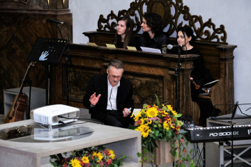 Helmut Kaltenböck, der Techniker an diesem Abend