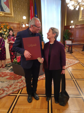 Walter Fehlinger und Margit Fischer