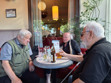 Wolfgang Kubin, Ludwig Hartinger und Fred Turnheim