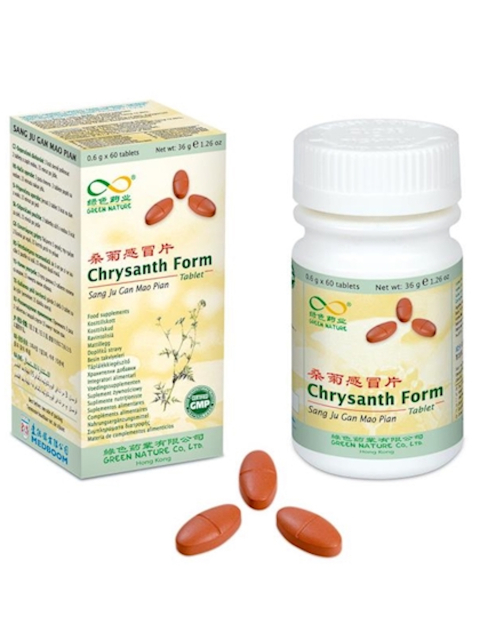 Chrysanth Form. Sang Ju Gan Mao Pian, 60 Tabletten Pillen