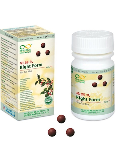 Right Form. You Gui Wan, 200 Pillen
