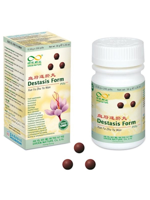 Destasis Form. Xue Fu Zhu Yu Wan, 200 Pillen