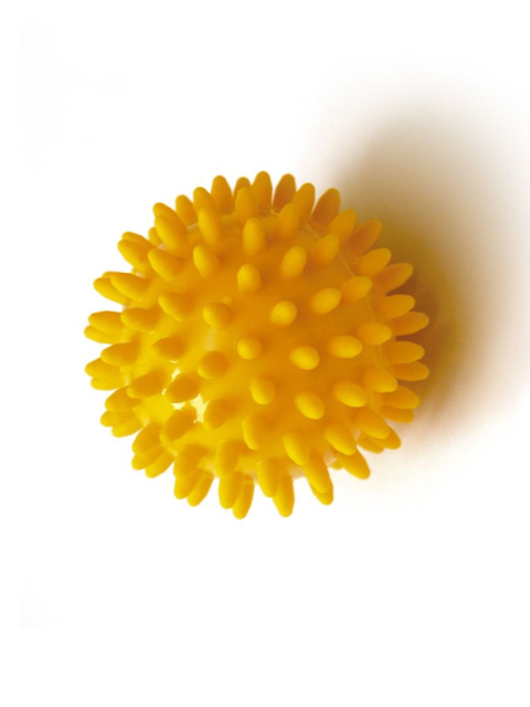 SISSEL Spiky-Ball, 8 cm, 2er-Set, gelb