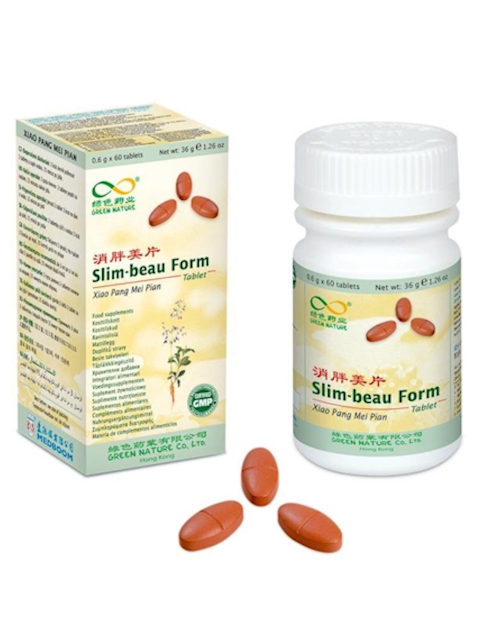 Slim Beau Form, Xiao Pang Mei Pian, 60 Tabletten