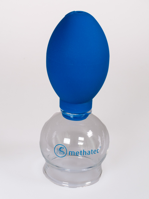 Schröpfglas nach Celik ca. 6 cm. Jetzt mit Spezialball mit 2-Ventil-Technik