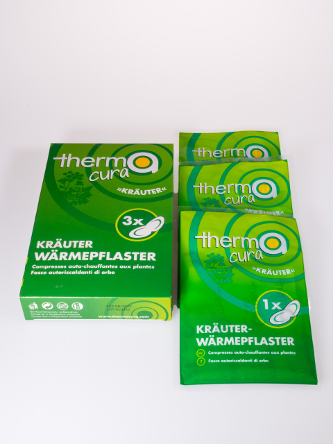 Thermacura TCM mit Kräutern der traditionellen chinesischen Medizin, 3 Pflaster/Box