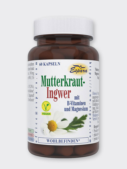 Mutterkraut-Ingwer Kapseln 60 Stk.