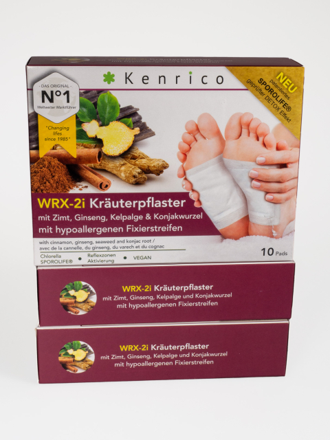 Kenrico WRX-2i Zimtpflaster, 30 Stück Packung mit medizinischen Easytouch Fixierstreifen