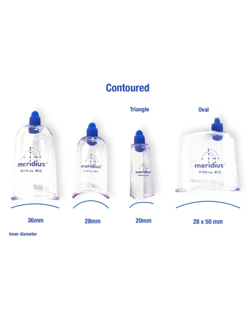 Meridius VIVA Schröpfglas Contoured 28mm C6