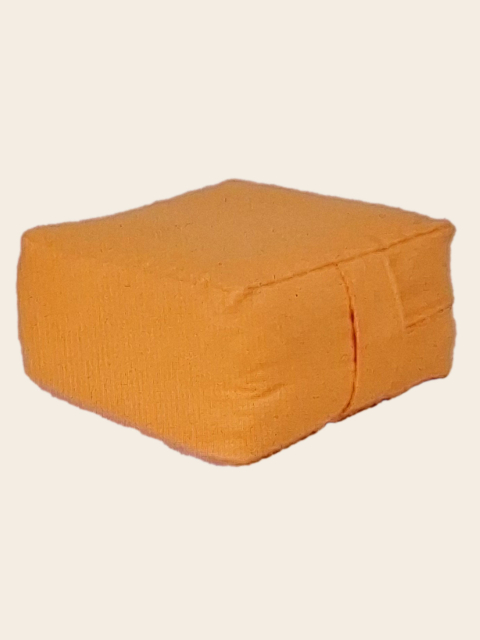 Meditationskissen Quadro, mandarine, 25 x 25 x 12cm