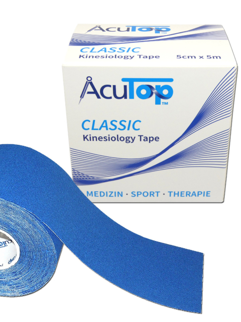 AcuTop Kinesiology Tape, dunkelblau, 5cm breit und 5 Meter lang