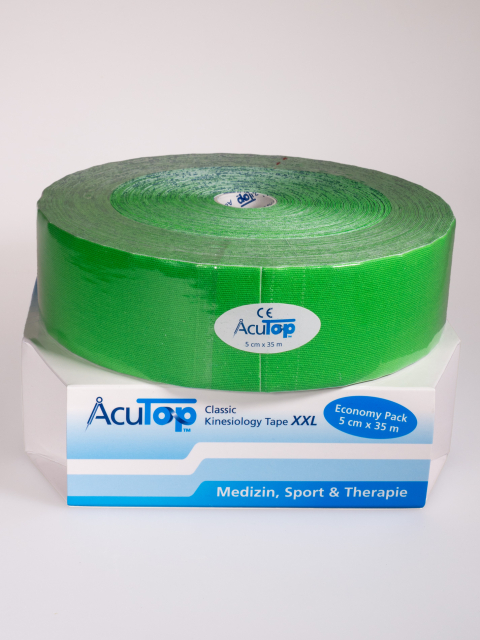 AcuTop Classic Tape XXL , grün 5 cm x 35 Meter