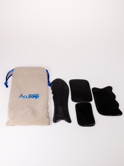 Gua Sha Set. Vier Stück Schaber