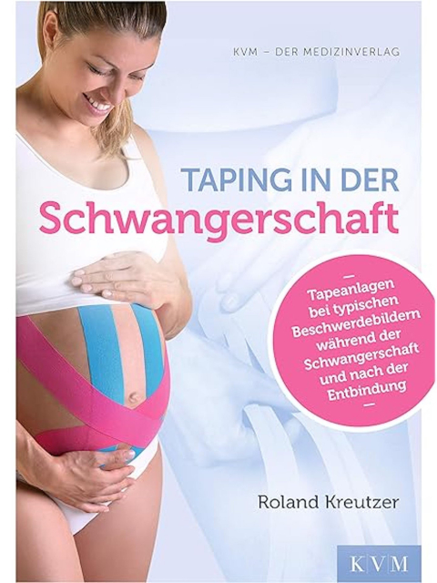Taping in der Schwangerschaft. Tapeanlagen bei typischen Beschwerdebildern während der Schwangerschaft und nach der Entbindung.