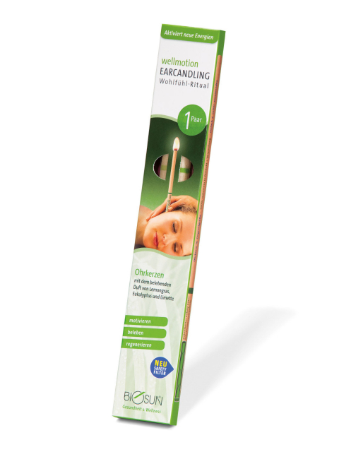 Ohrenkerzen BIOSUN wellmotion Eukalyptus/Kiefernadel 1 Set 2 Stk