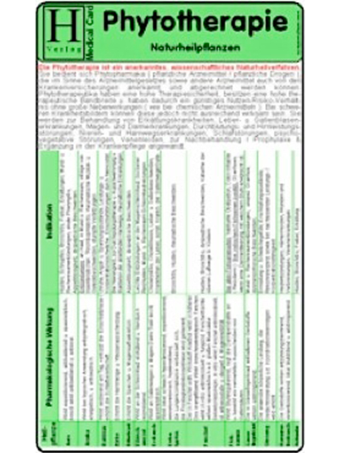 Phytotherapie - Medical Card