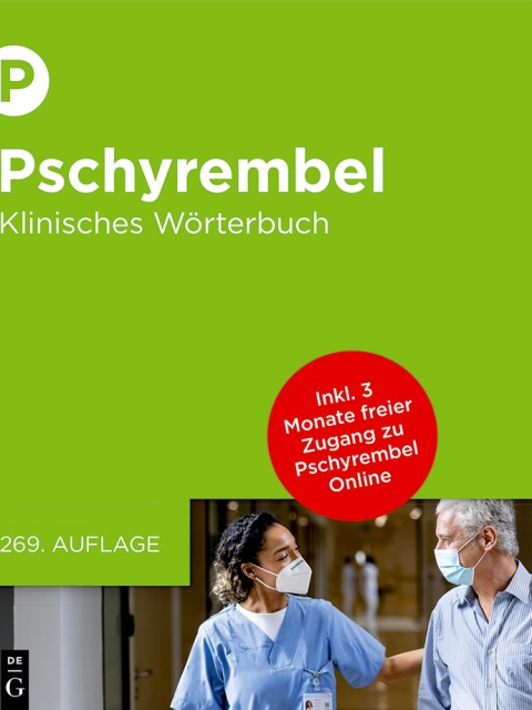Pschyrembel. Klinisches Wörterbuch. 269. Auflage