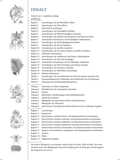 Materia Medica auf Deutsch, 4 Seiten