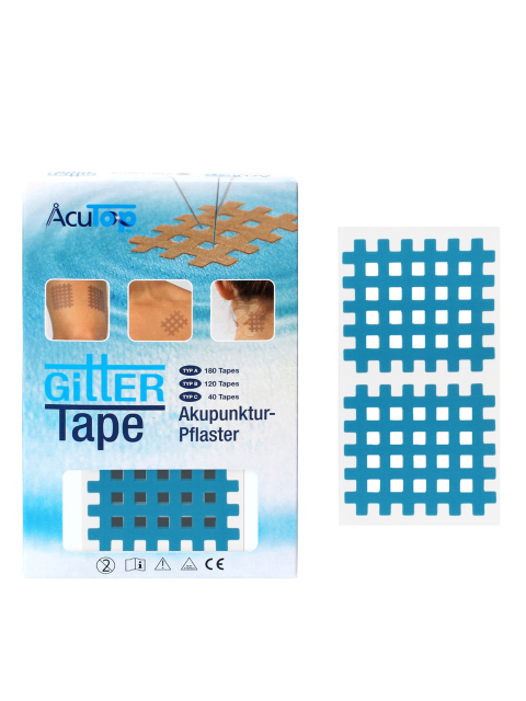 AcuTop Gitter Tape, Typ C, blau, 40 Stück/Packung