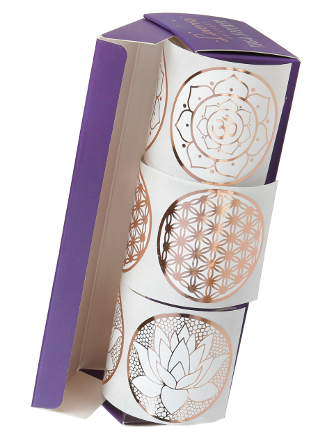 Yoga Sticker Lotus (150 St.)Blume des Lebens, OM je 50
