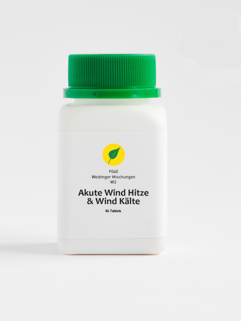 W02 Akute Wind Hitze und Wind Kälte, Georg Weidinger, 84 Tabletten. Allergie, Winter und Kälte und Atmung