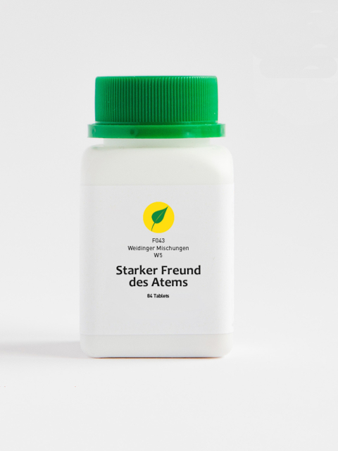 W05 Starker Freund des Atems, Georg Weidinger, 84 Tabletten. Winter und Kälte und Atmung