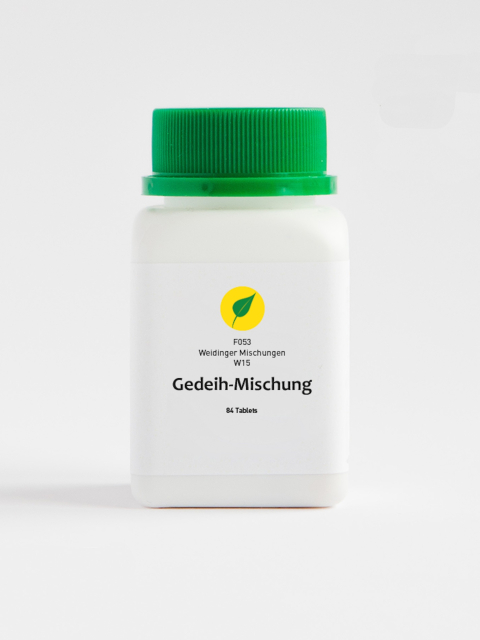 W15 Gedeih-Mischung, Georg Weidinger, 84 Tabletten. Frauengesundheit, Schleim und Feuchtigkeit ableiten