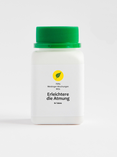 W26 Erleichtere die Atmung, Georg Weidinger, 84 Tabletten. Winter und Kälte und Atmung