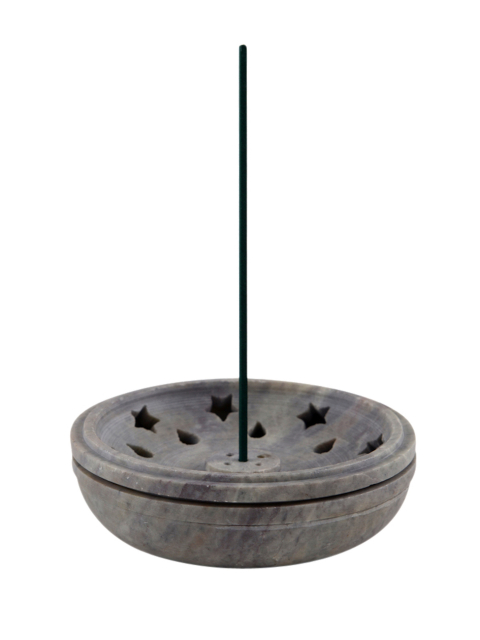 Räucherschale Softstone mit Deckel