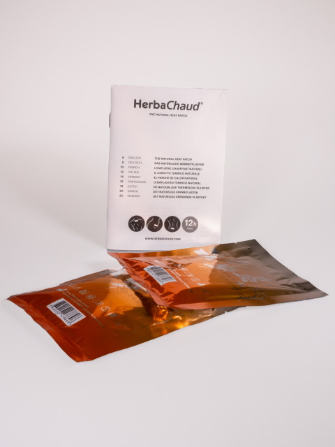 HerbaChaud Wärmepflaster, 1 Packung mit 2 Pflastern
