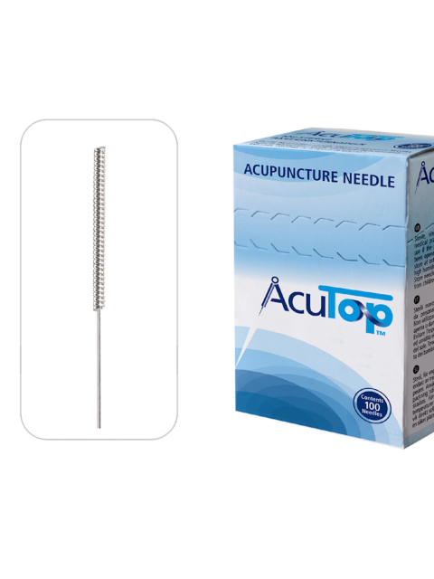 0,30 x 50mm AcuTop Nadel Typ KB, Korean Style, silikonisiert, 100 Stück
