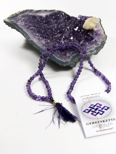 Amethyst-Mala ca. 70 cm