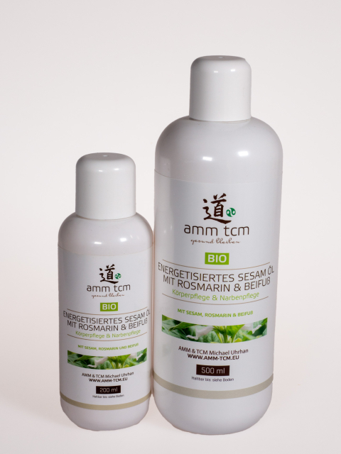 TAO-AMM - Energetisiertes BIO Sesamöl - Rosmarin/Beifuß 200 ml