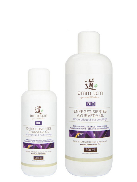 AMM & TCM Energetisiertes Öl - Ayurveda Öl, 200ml