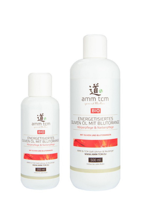 TAO-AMM - Energetisiertes Öl - Olive/Orange, 500ml