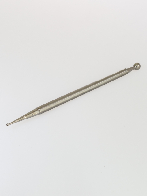 Massage Segmentsonde Edelstahl Länge ca. 200 mm mit Kopfgröße ca. 6-7 mm hinten und ca. 3 mm vorne