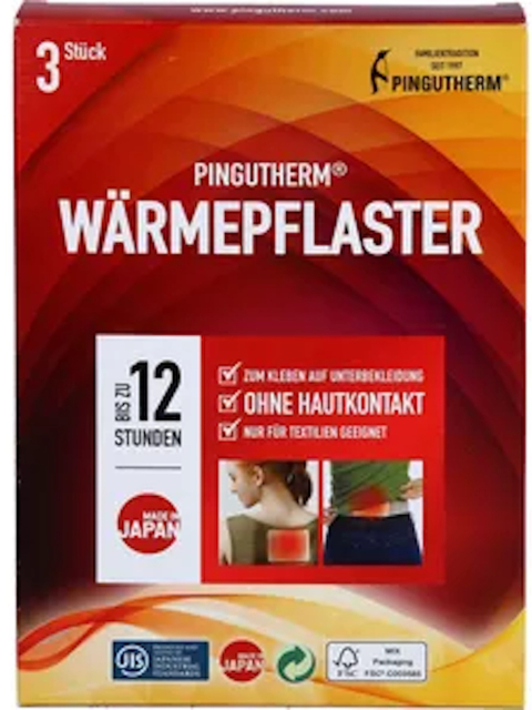 Wärmepflaster Pingu Therm, 3 Stück