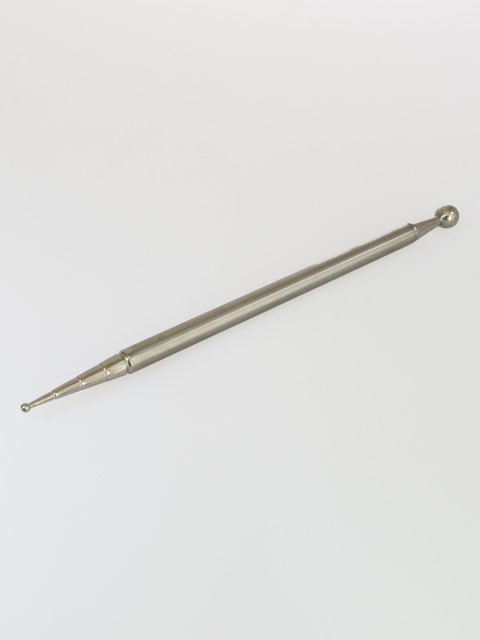 Massage Segmentsonde Edelstahl Länge ca. 200 mm, Kopfgröße ca. 10 mm hinten und ca. 3 mm vorne