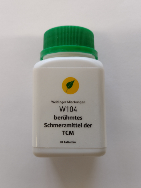 W104 berühmtes Schmerzmittel der TCM, Pian, 84 Tabletten