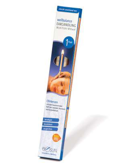 Ohrenkerzen BIOSUN wellbalance, 1 Set 2 Stk Lavendel/Rosm.