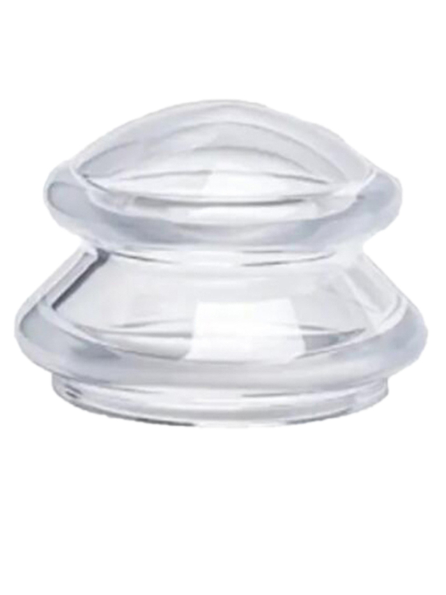 1 Stück Schröpfkopf aus Gummi ca. 5cm, Transparent