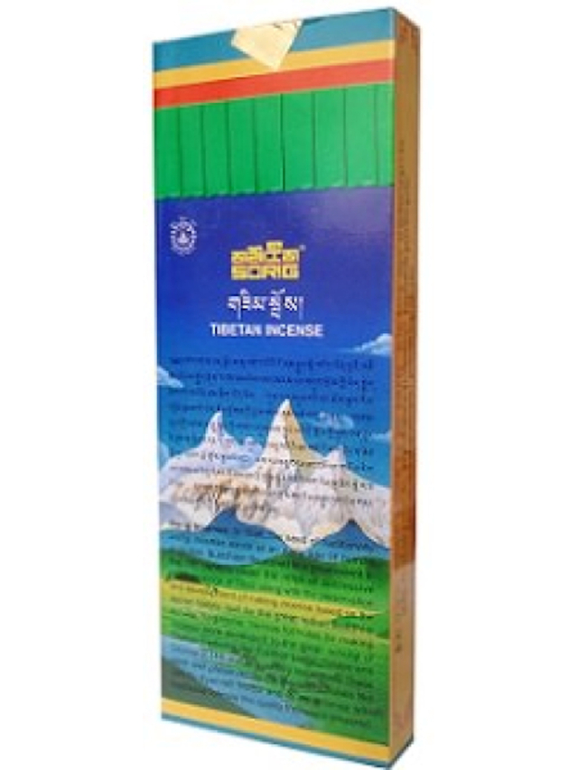 60 Original Tibetische Räucherstäbchen von Men Tsee Khang, dem Institut für tibetische Medizin und Astrologie