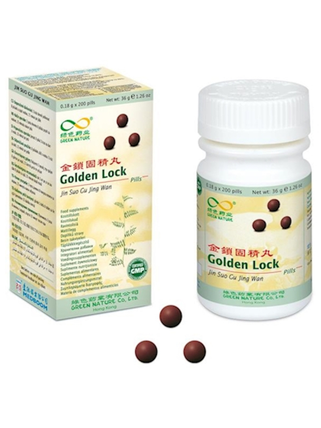 Golden Lock Pills, Jin Suo Gu Jing Wan, 200 Pillen