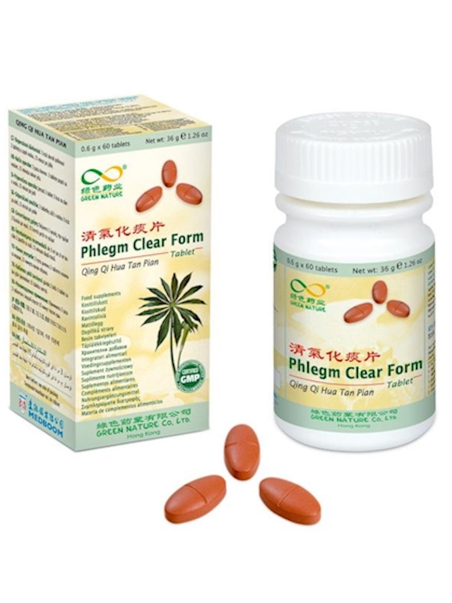 Phlegm Clear Form, Qing Qi Hua Tan Pian, 60 Pillen