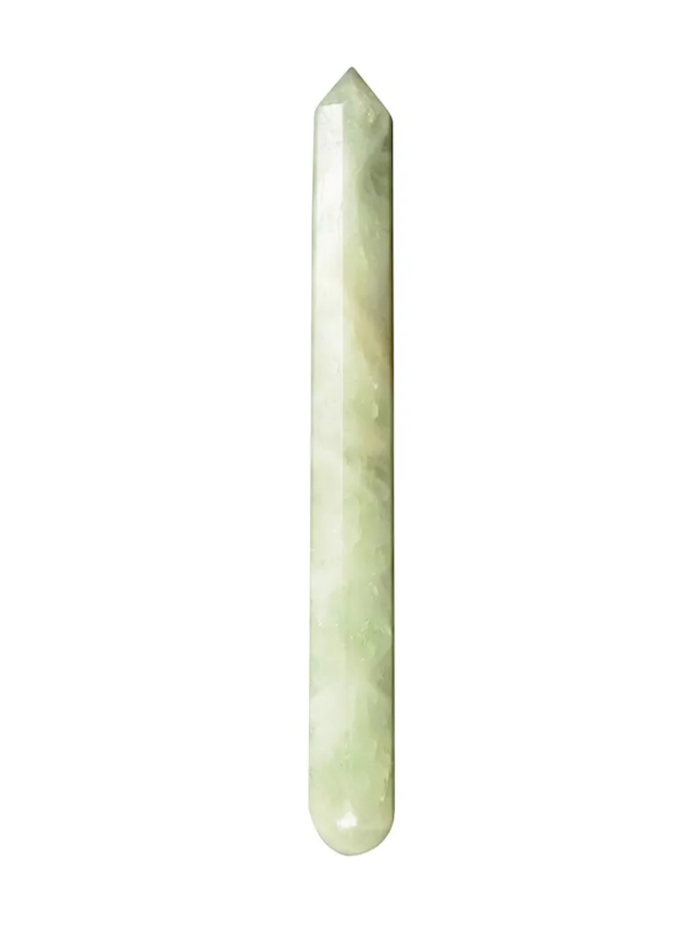 Massagestab Schneequarz
