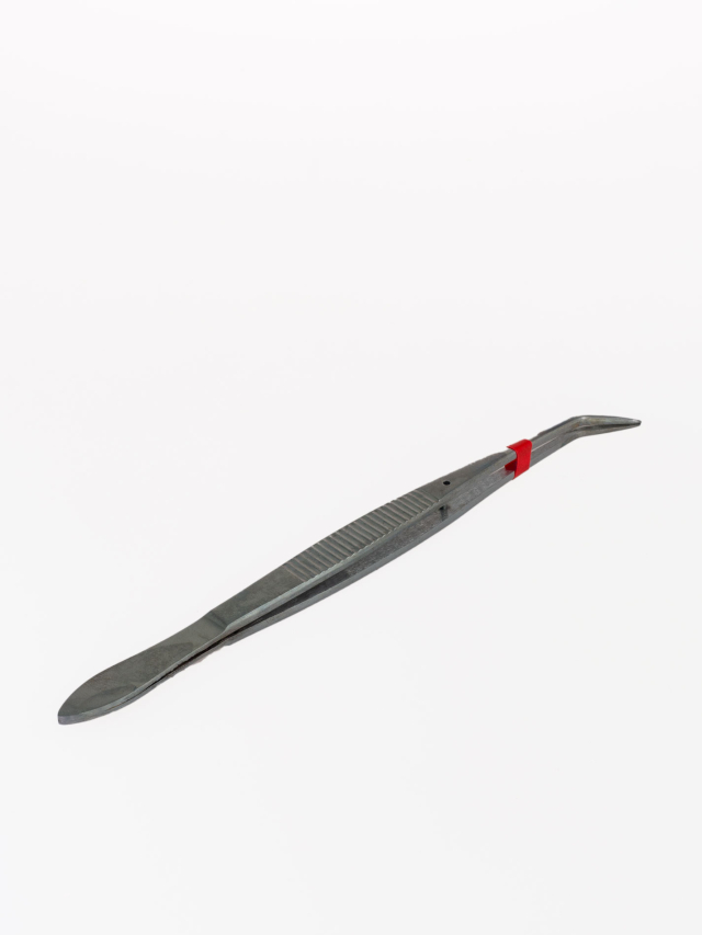 Abgewinkelte Pinzette ca. 16cm