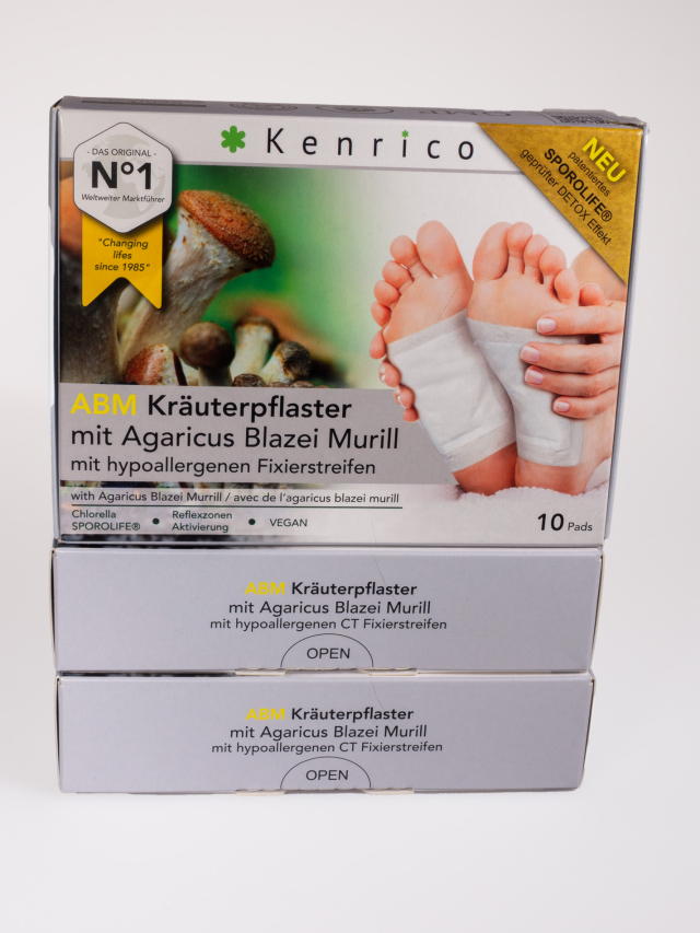 Kenrico ABM Immunpflaster, 30 Stück Packung mit medizinischen Easytouch Fixierstreifen